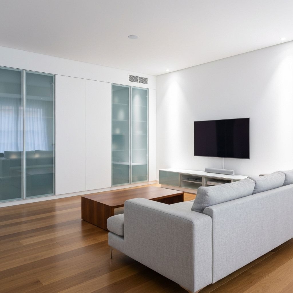 Beautifully clean modern living space